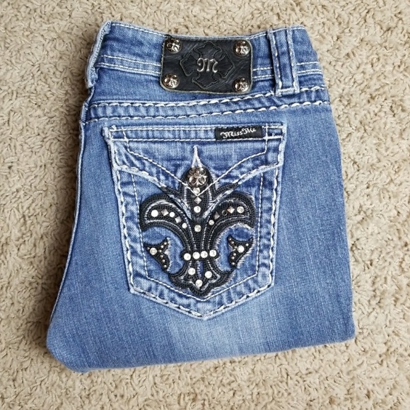 Miss Me Denim - MISS ME boot cut jeans fleur pocket JE5075B2R